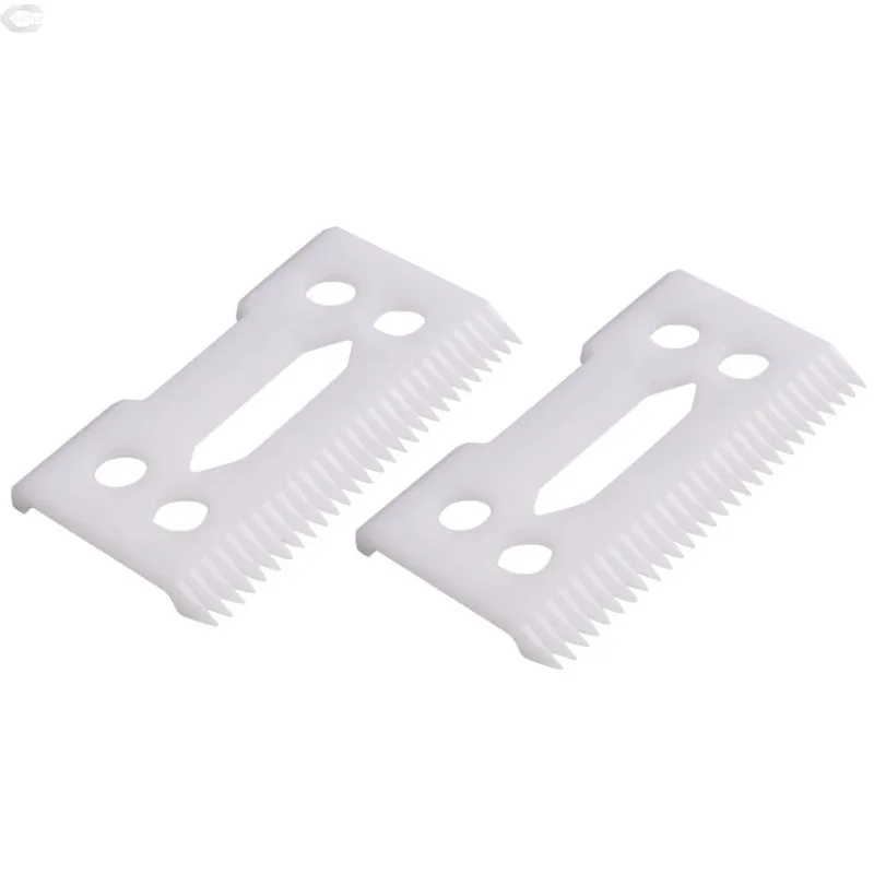Novo 2 pçs 28 dentes zircônia cerâmica clipper lâmina f novo ou wahl sênior clipper