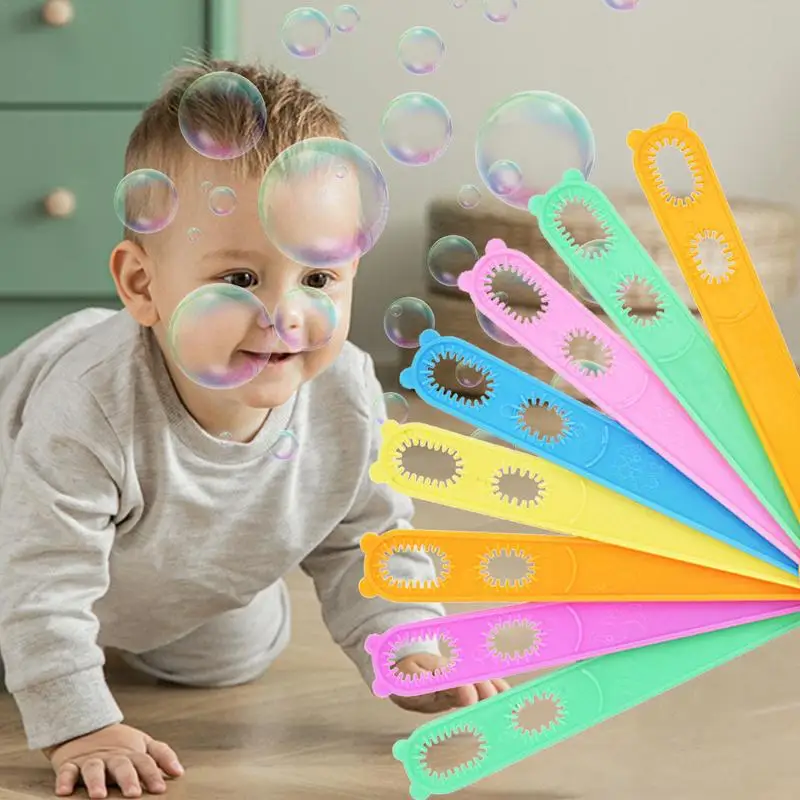 Bubble Wands For Kids Mini Bubble Wand Fan Bubble Stick ergonomico Outdoor Bubble Stick include 1 Bubble Solution Handheld