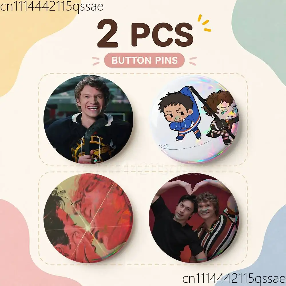 H-Heated R-Rivalry 25mm 75mm 44mm 58mm 32m Coin Badges Personalized Handmade Round Brooches Pins Accessory