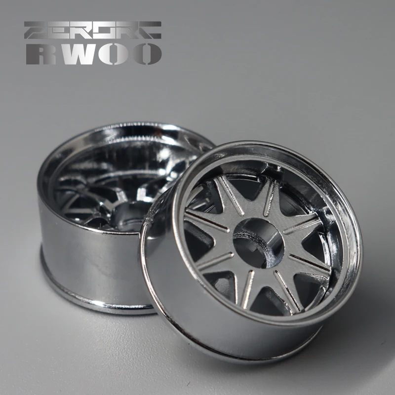 Rw00 22mm Electroplated Wheel Hub Mr03 Adjustable Degree Offset For Zerorc Rc Drift Car