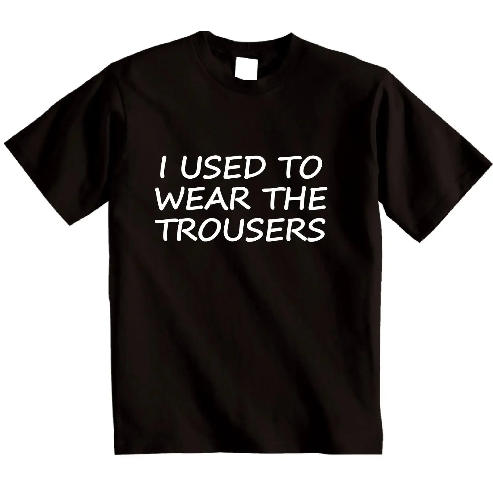 T Shirt I Used to Wear the Trousers lustig Bräutigam Ehemann Freund vintage Washed Versatile graphic fashion homme