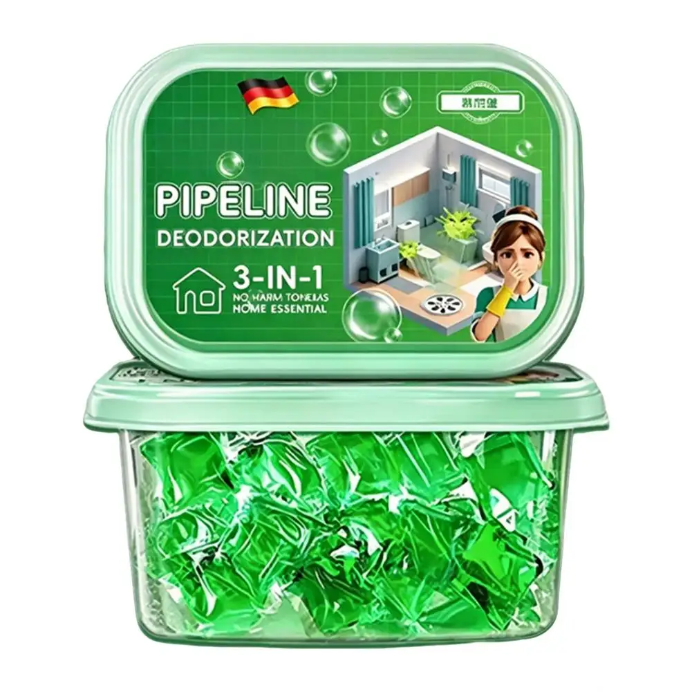 Sewer Deodorant Cleaner Odor Removal Drain Unblocker Water Soluble Scented Gel Airs Freshener for Kitchen Bathroom Drains