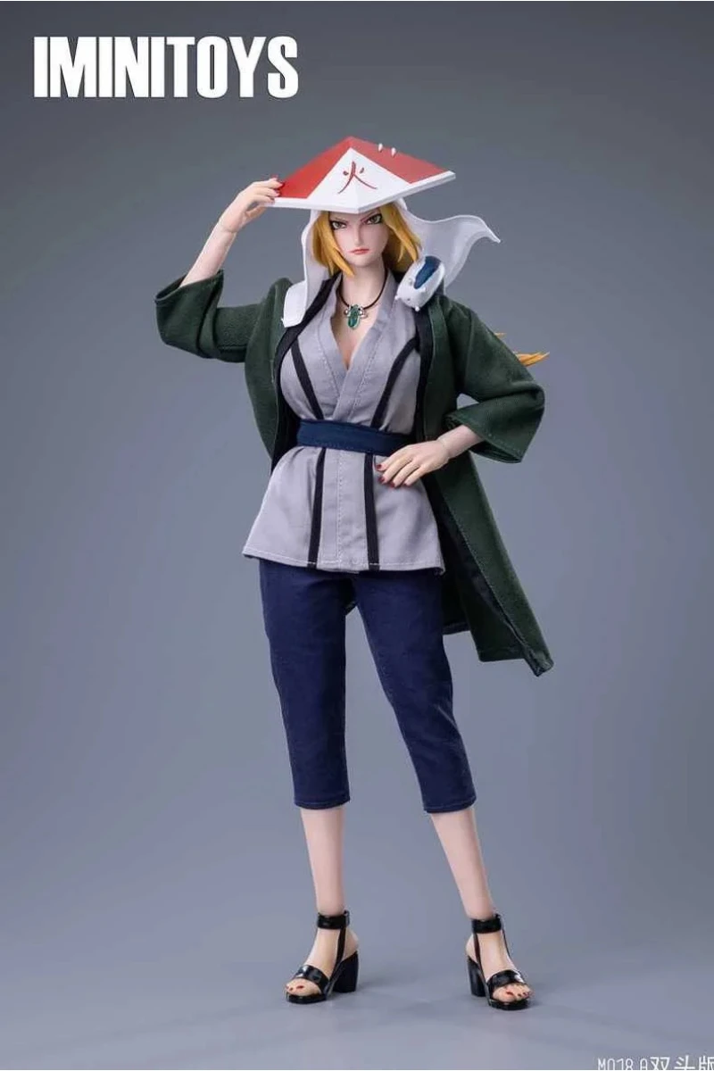 2 Versions Iminitoys M018 1/6 Collectible Female Soldier Classic Japanese Anime Ninja Tsunade Full Set 12'' Action Figure Toys