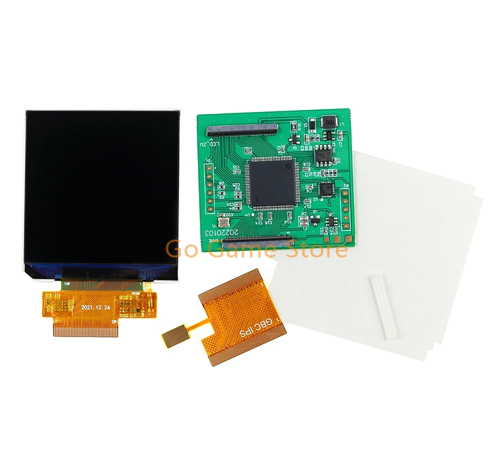 1set Original Size New 2.45 Inch High Brightness LCD Screen for Gameboy Color GBC V5.0 Console