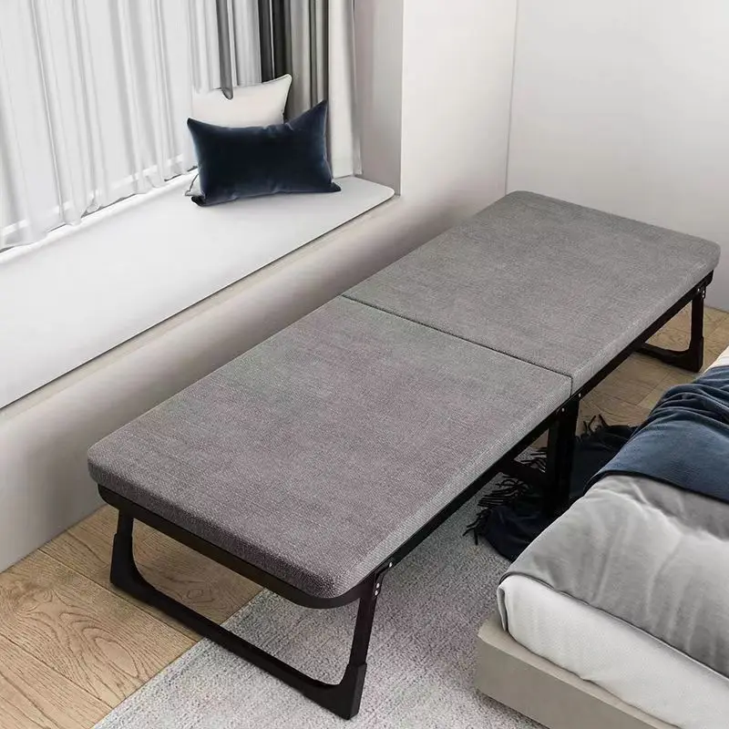 

Single lunch break folding bed Portable recliner Office nap artifact Home hospital escort bed