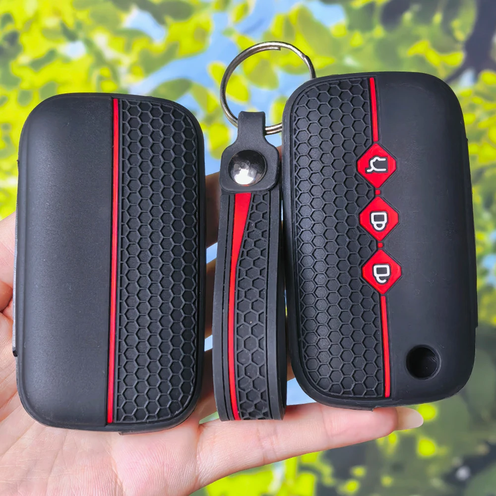 Silicone Key Cover With Chain For Wuling Hongguang S Hongguang V Hongguang Mini For Baojun 510 730 360 560 RS5 530 630 310 Non