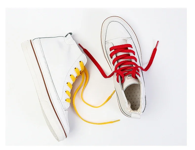 1 Paar flache Schnürsenkel klassische Schnürsenkel passen Mode solide Sport Schnürsenkel lässig Unisex Schuhs chnüre Schuh zubehör af1 – Detail 12