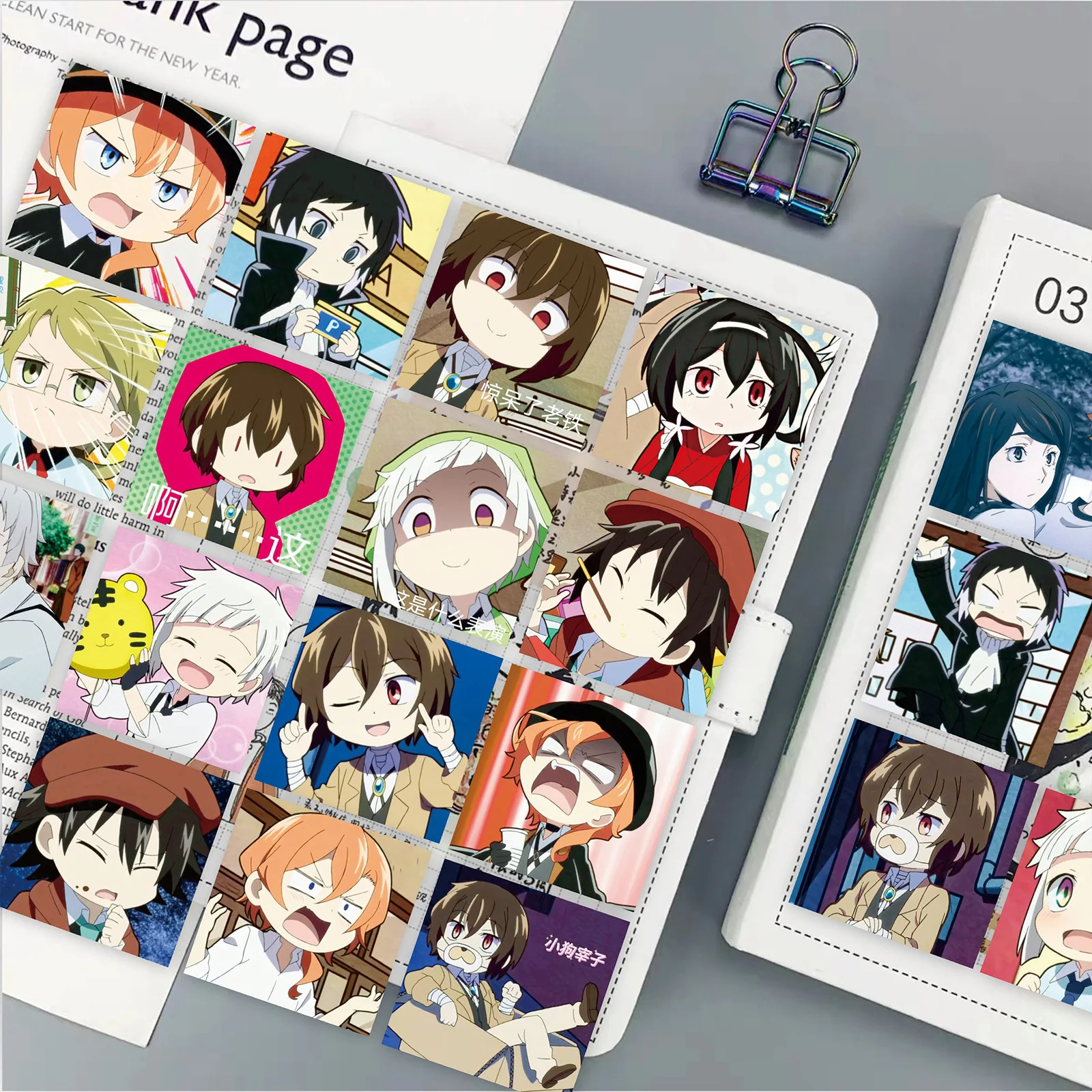 Pegatinas de Anime Bungo Stray Dogs para funda de teléfono, pegatinas impermeables para maleta, teléfono, portátil, decoración de Graffiti, 65/62 piezas