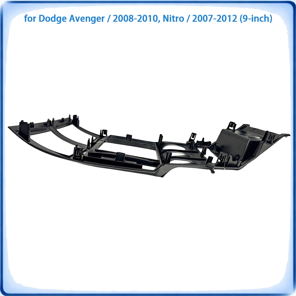 Car Radio Fascia Frame For Dodge Avenger & Nitro 2007-2012 9 inch With Canbus Decoder & Wiring Harness Car Accessories P&P view 5
