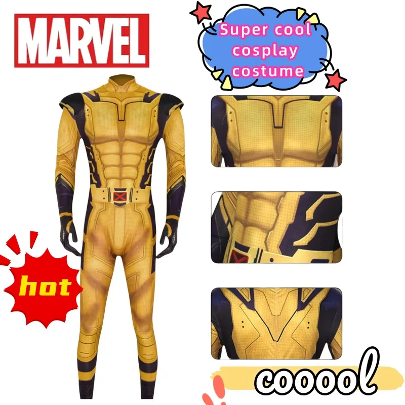 

Marvel Deadpool Wolverine Creative cosplay Warsuits Tight Body Clothes Anime Cartoon Cosplay Performance Clothes Holiday Gift