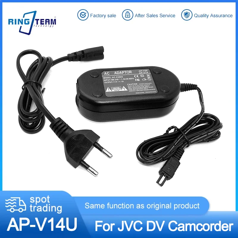

Power AC Adapter AP-V14U AP-V14 AP-V15U AP-V16U AP-V18U AP-V19U AP-V20U for JVC DV Camcorder GZ GR-DV GR-DX GR-SXM GS-TD1 GZ-MC