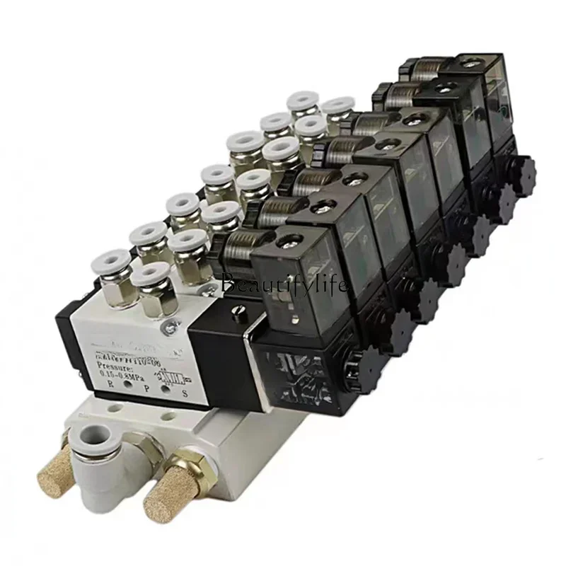 Solenoid Valve 4v330c/4v330e/4v330p-08/10 Ac220v Dc24v