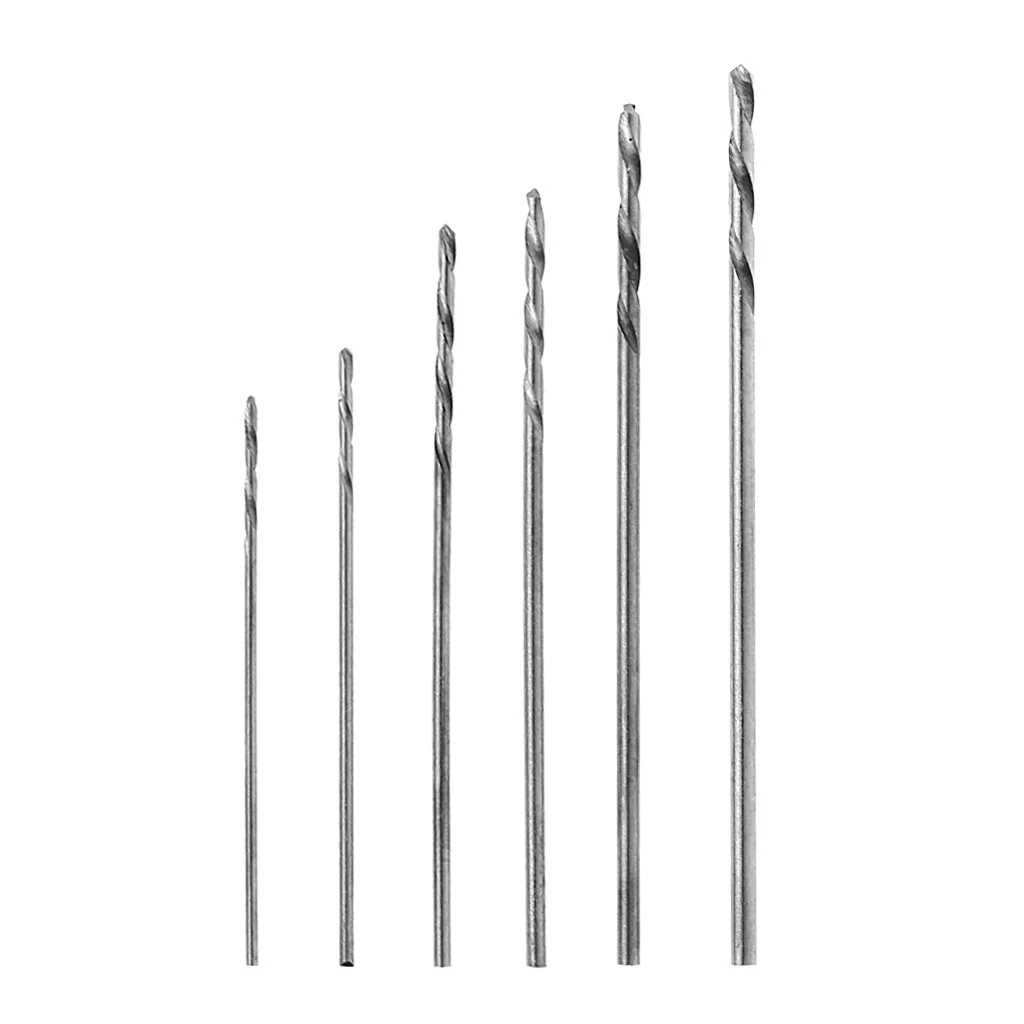 60 pezzi 0.5-1.0mm Micro HSS Steel Twist Drill Bit Set Tool Shank