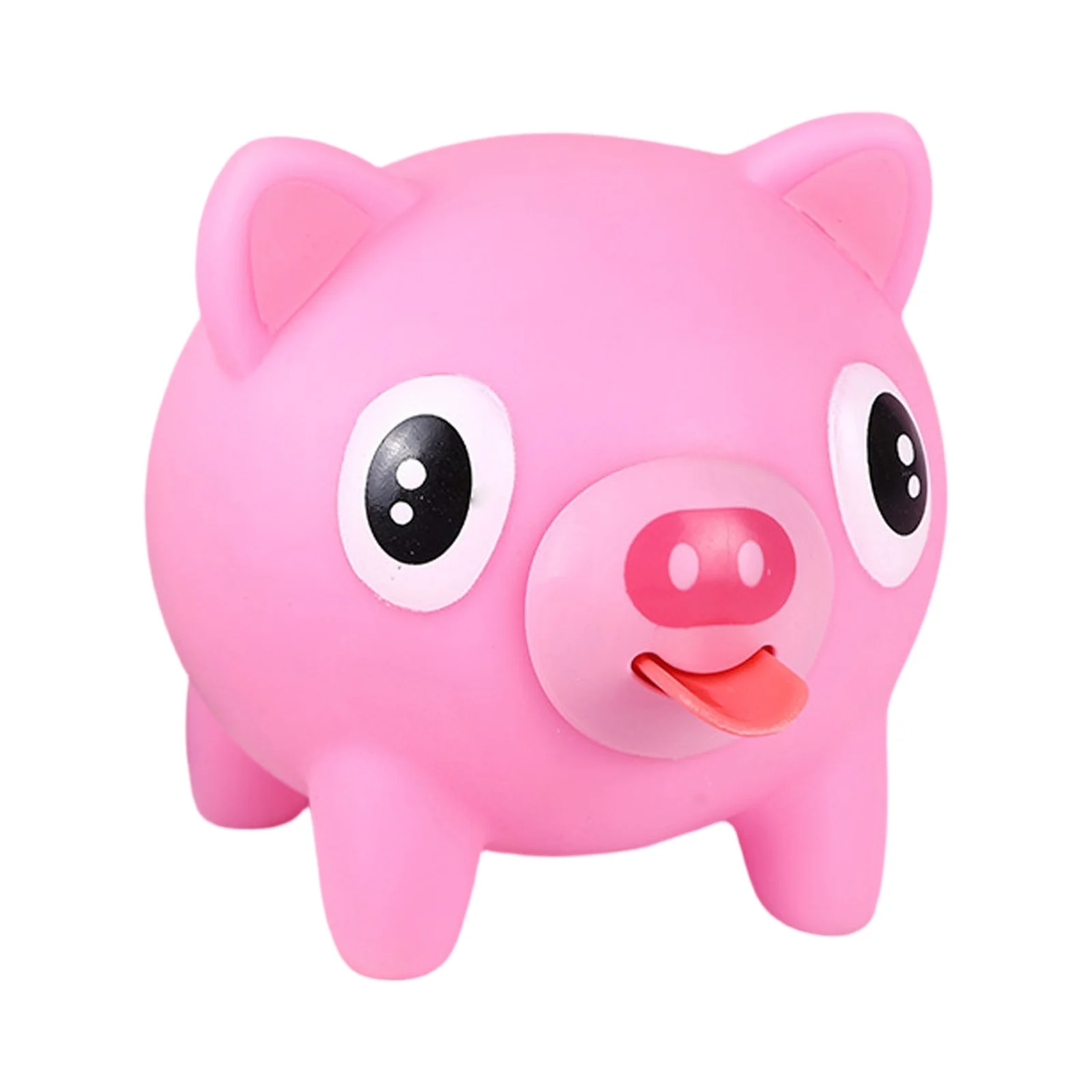Animal Baby Toys Tongue Out Soothing Pressure Soft Cute Elastic Stretch Squeeze Toys Multicolor Pig Tiger Sound Making Toys