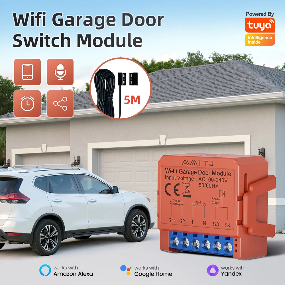 AVATTO WiFiガレージドアオープナー スマートアプリ - Smart Home Voice Assistant のレビューと価格