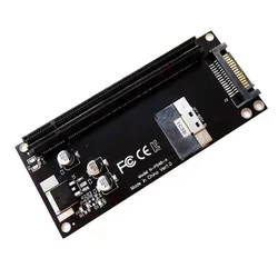 High Speed SFF-8654 8i to PCIe 4.0 x16 External Graphics Card Adapter SFF-8654 8i Adapter Card Computer Accessories