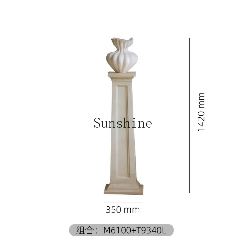 French antique vase base living room dining side cabinet high-end clothing store ornamentX