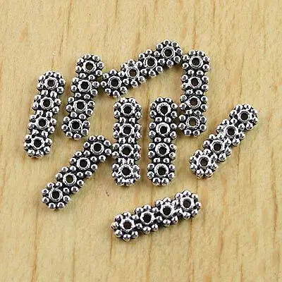 

60pcs 13.5x4.2mm Tibetan Silver Bali 4 HOLE spacer bars h0236