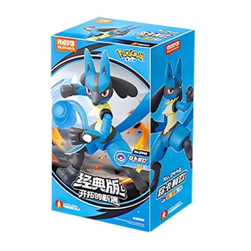 Op voorraad: originele Blokees X Pkm Adventure Prologue actiefiguur, model van Meowscarada en Greninja, verzamelmodel, speelgoed, een verrassend cadeau.