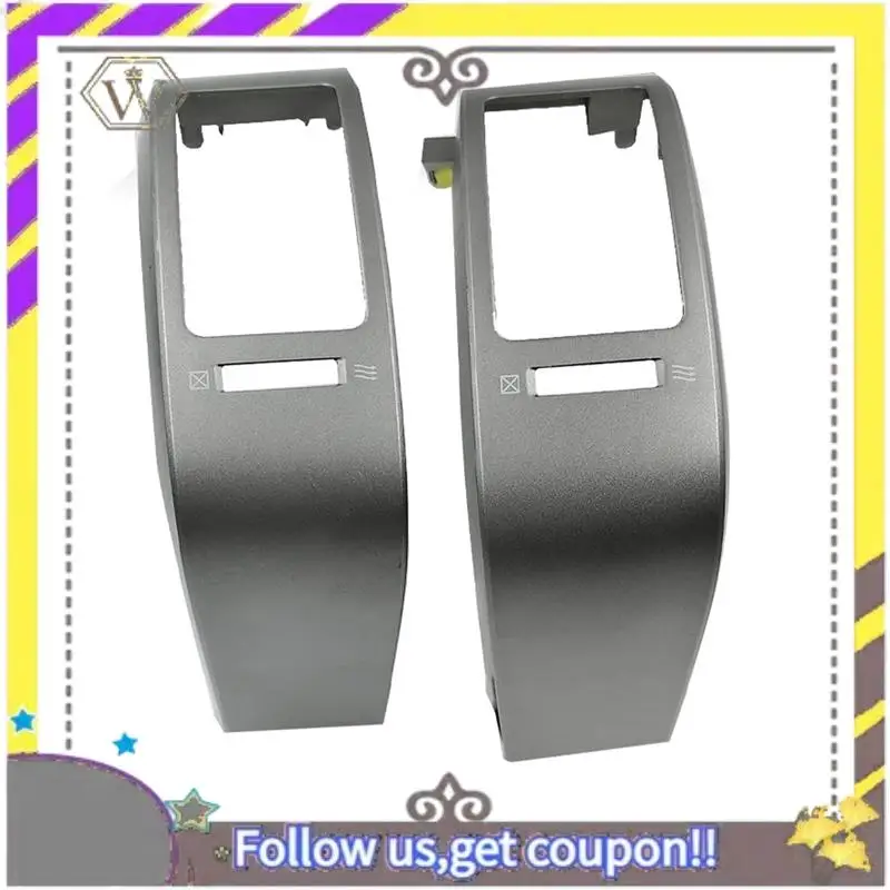 

ABXV-1 пара накладок на приборную панель кондиционера, рамка для выпуска воздуха, левая и правая сторона, хромированная панель вентиляционных отверстий, декоративная крышка для Toyota Prius 2004-2009