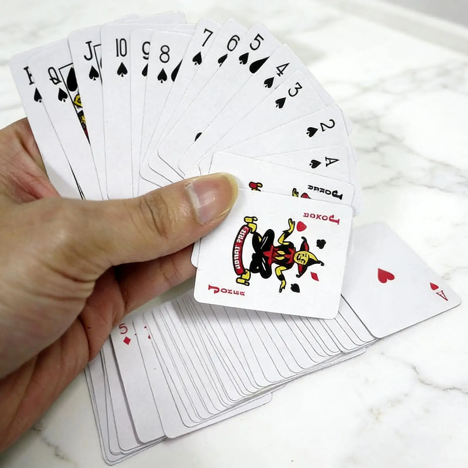 Mini Playing Cards Portable Travel Poker Card Tabletop Game for Kids Teens Adults Magicians Players Collectors Travelers