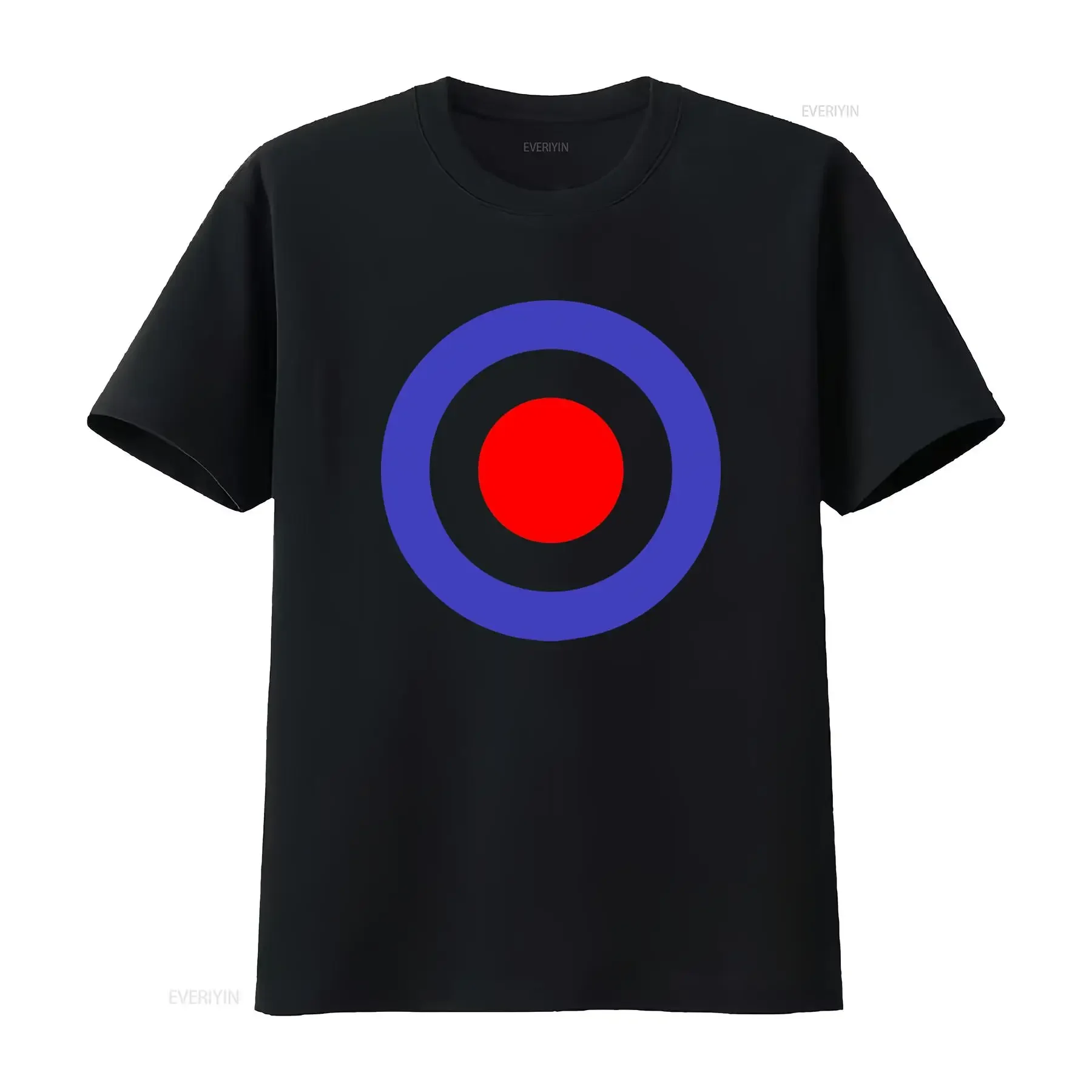 Camiseta Mod Target The Jam Who Paul Weller Ska Soul con estampado estilo retro para hombre, gráfico vintage lavado, ropa de calle unisex versátil