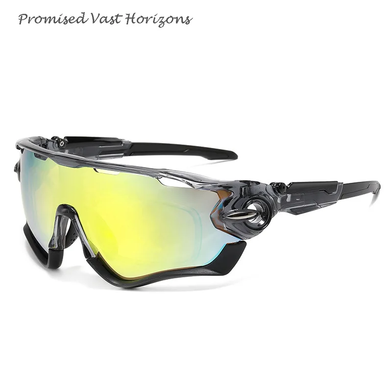 Kacamata Bersepeda Pria Olahraga Lapis Luar Ruangan Baru Kacamata Hitam Miopia Lari Grosir