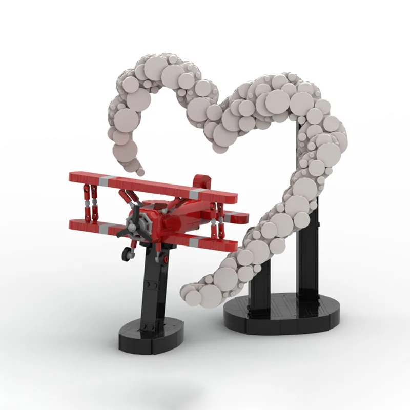 684pcs MOC Love Takes Flight Icons Model Building Blocks Christmas Gift Construction Education Collection Craft Art Creative