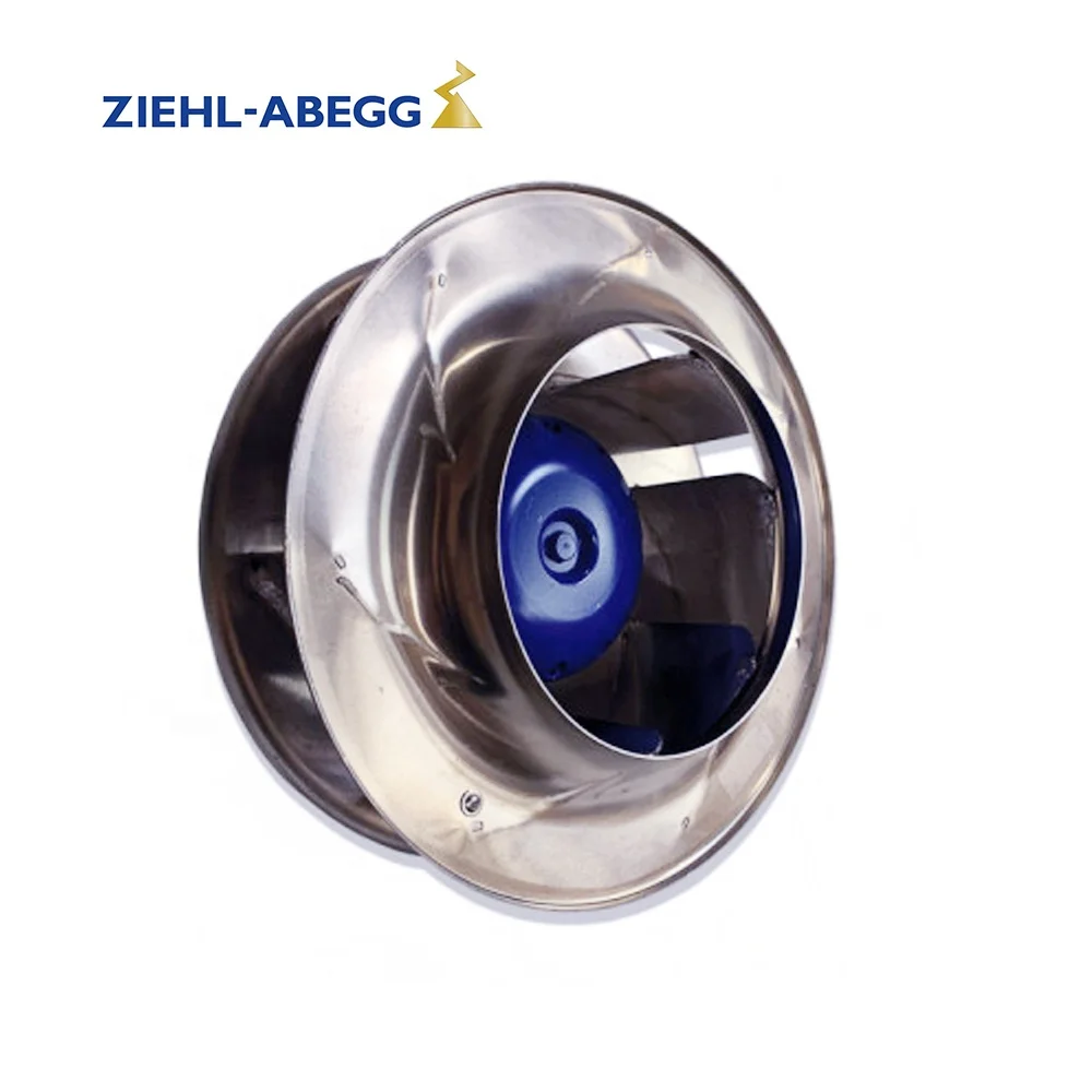 

Ziehl-Abegg RH31C-ZID.DC.1R 380V AC 2200W Ball Bearing 3550RPM 3.6A Ventilation Centrifugal Cooling Fan RH31C-ZID.DC.CR