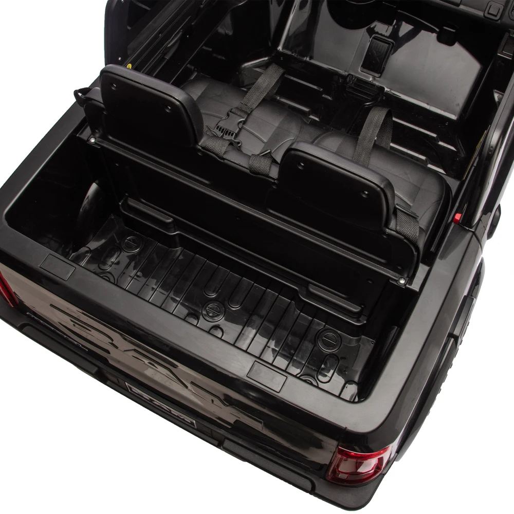 24V 160W 2 posti per bambini che cavalcano su camion telecomando sospensione a 4 ruote musica integrata Bluetooth per età 3-6 anni