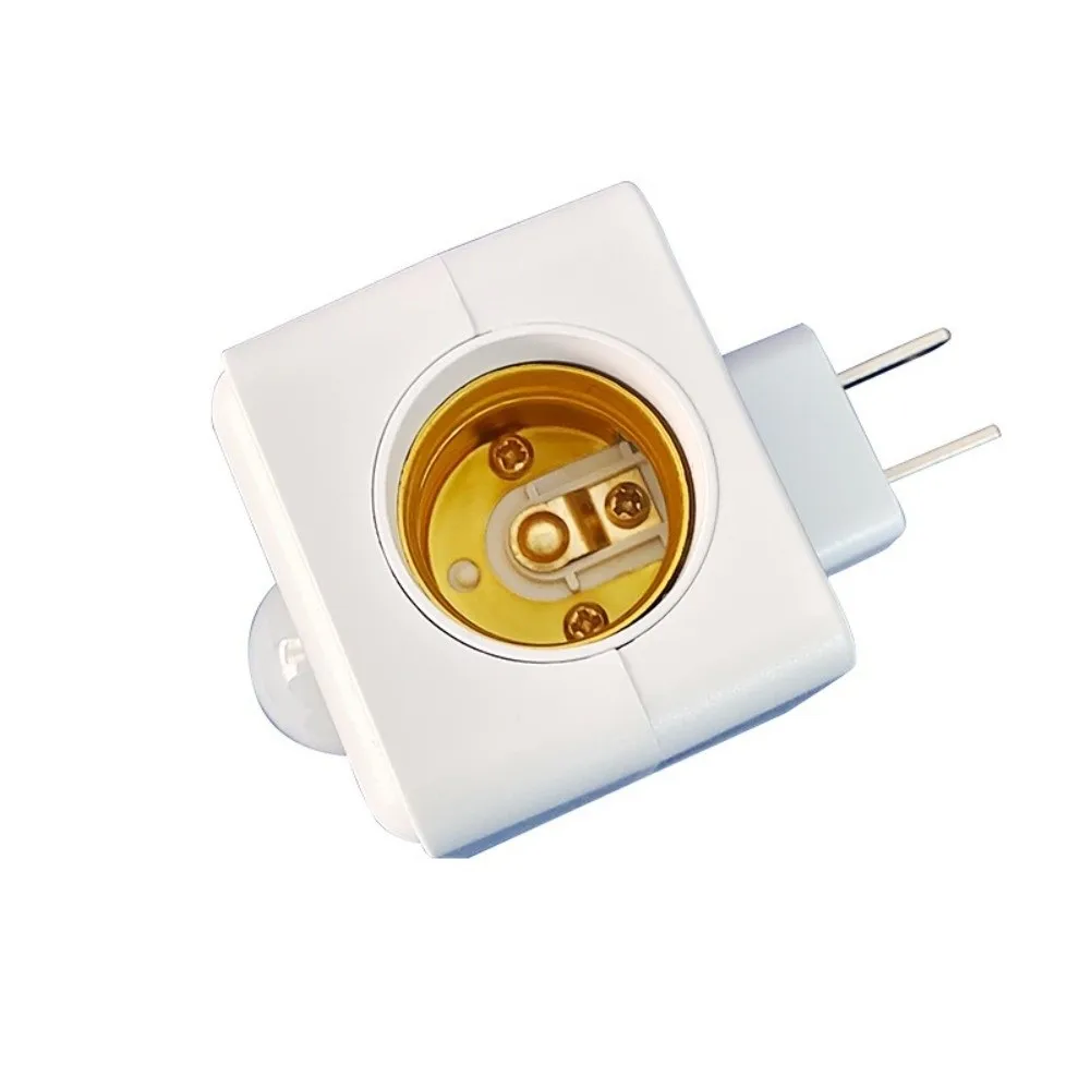 New E27 Screw Cap Socket Human Induction Wall Plug Lamp Socket with Motion Sensor Smart time-delay Light Bulb Holder