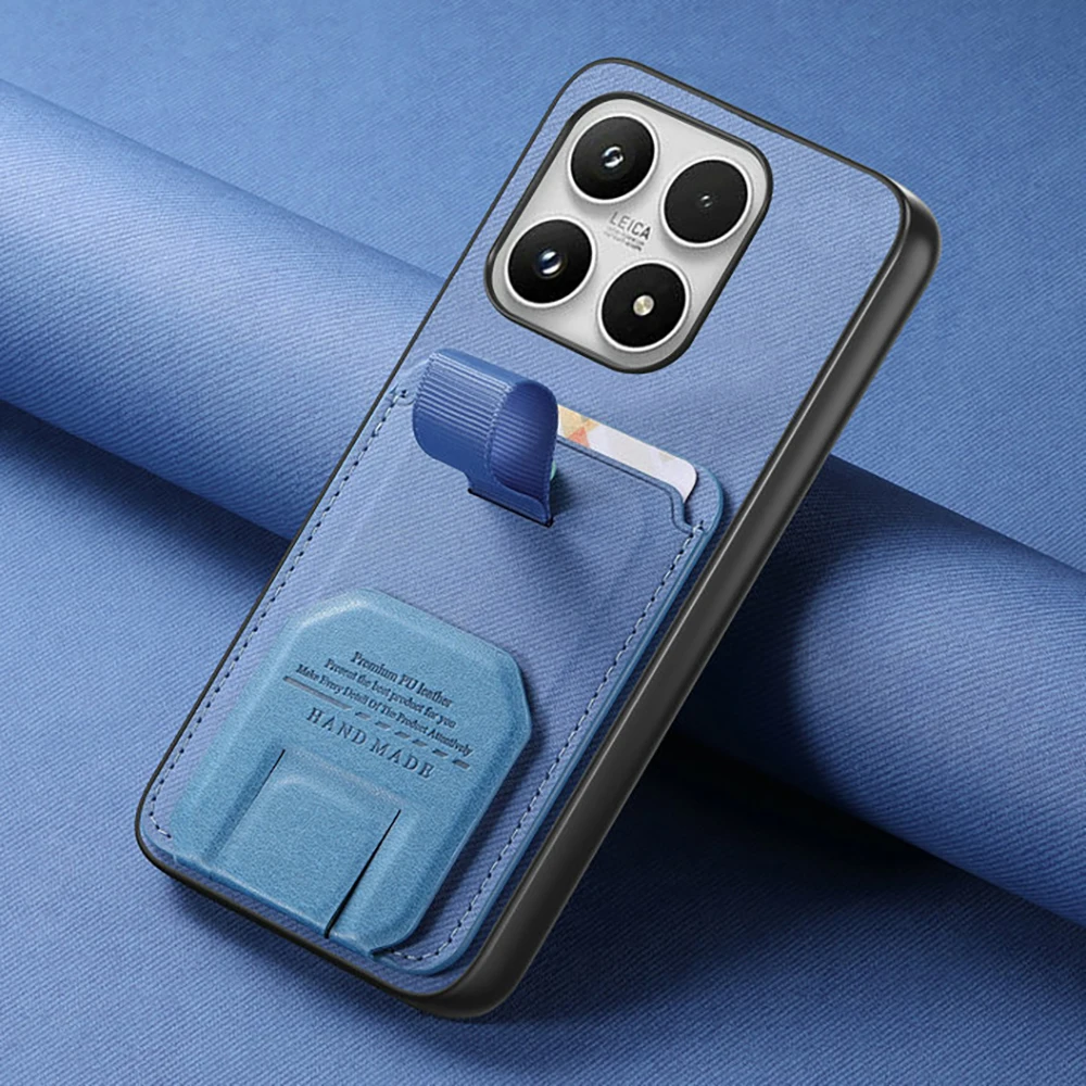 For Xiaomi 17 Pro Max 5G Leather Card Holder Wallet Stand Ca