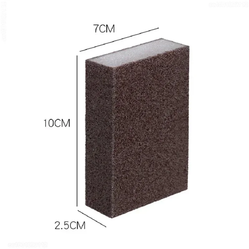 8/1Pcs Magic Sponge Eraser Carborundum Removing Rust Cleaning Brush Descaling Clean Rub for Cooktop Pot Kitchen Sponge