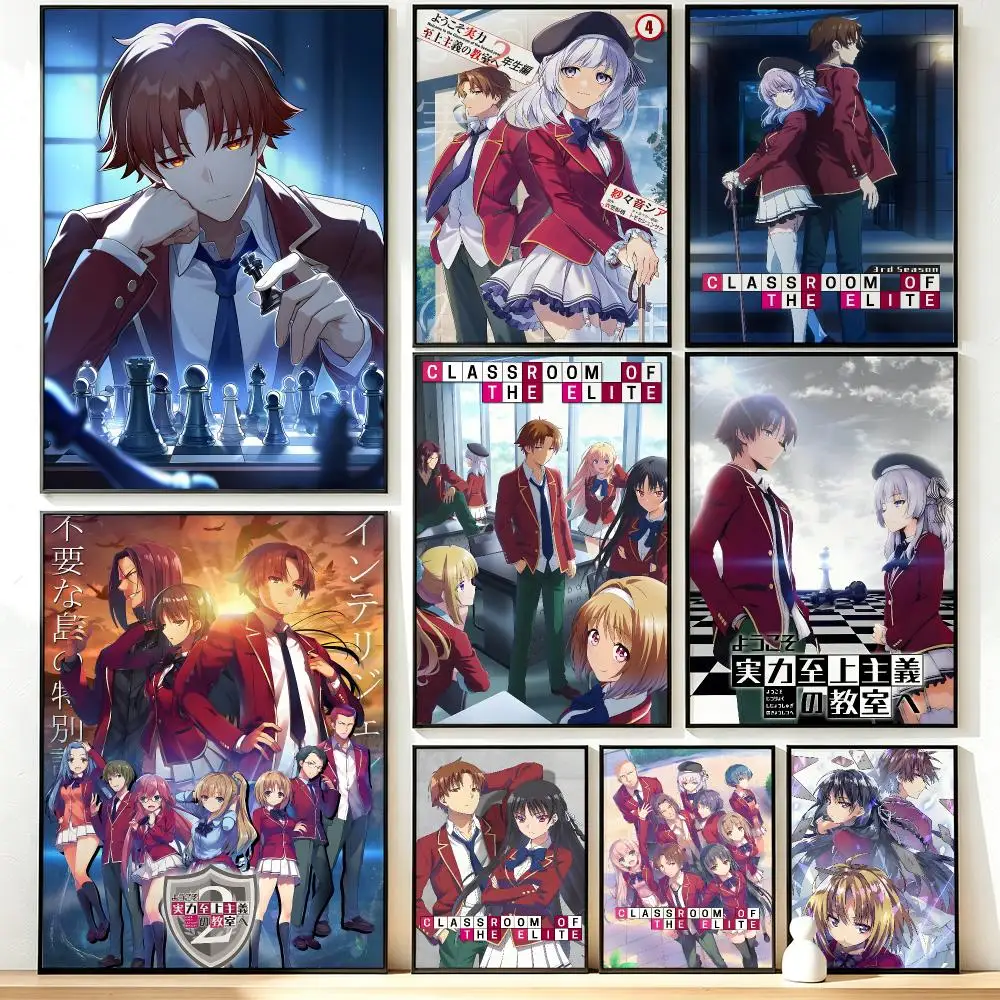 Modern Aesthetic Wall Art Poster anime Classroom of the Elite Poster for Office Home Decor Interior Large Wall Picture Print