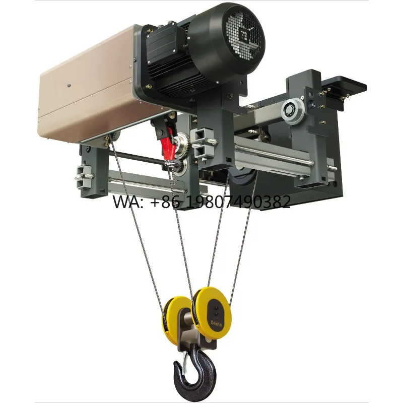 16T Electric Wire Rope Hoist with Precision Planetary Reducer for Single Girder Beam Overhead Gantry Crane Lifting Equipment