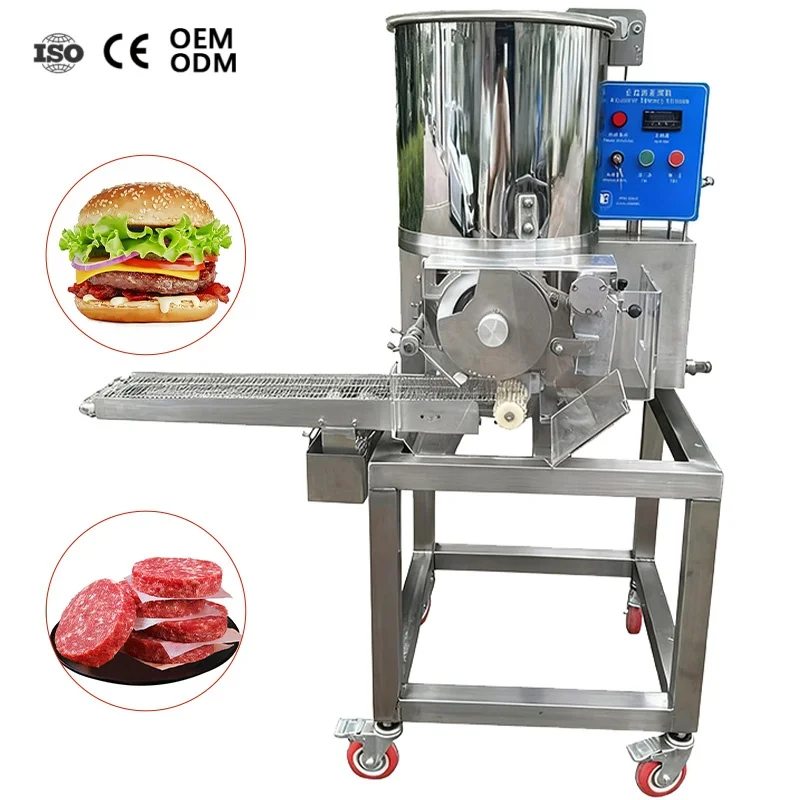 Commercial Hamburger Patty Former Automatic Forming Beef Patties Burger Patty Machine Industrial Burger Patty Making Machine