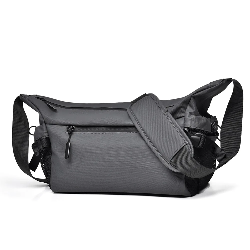 

Large Capacity Waterproof Chest Bag Adjustable Strap Simple Men's Shoulder Bag Phone Korean Casual Mailman Bag Cycling