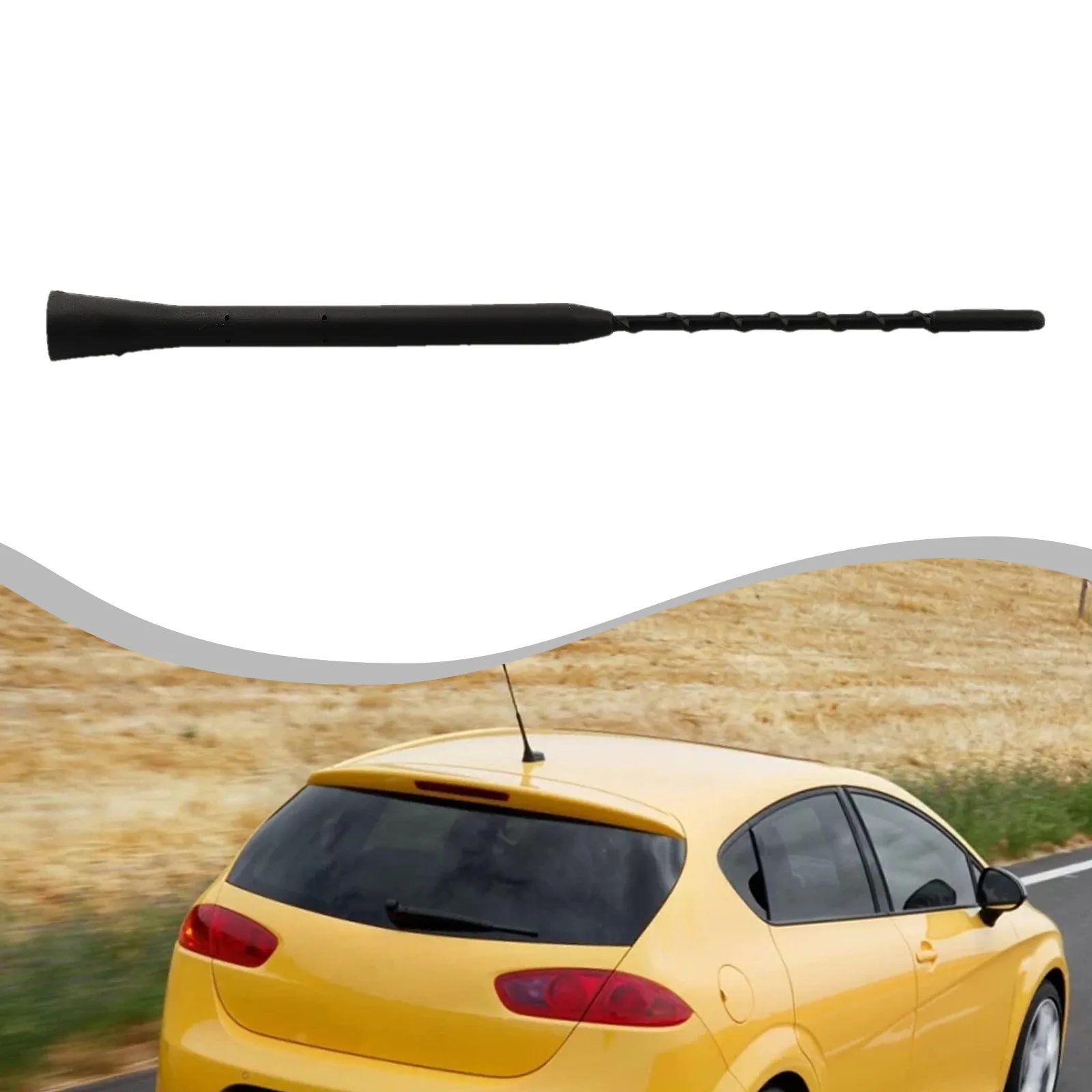Light Brightness 22CM Car Antenna Antenna Pole For BMW High Universality Fitment Non-deformation Wear-resistant