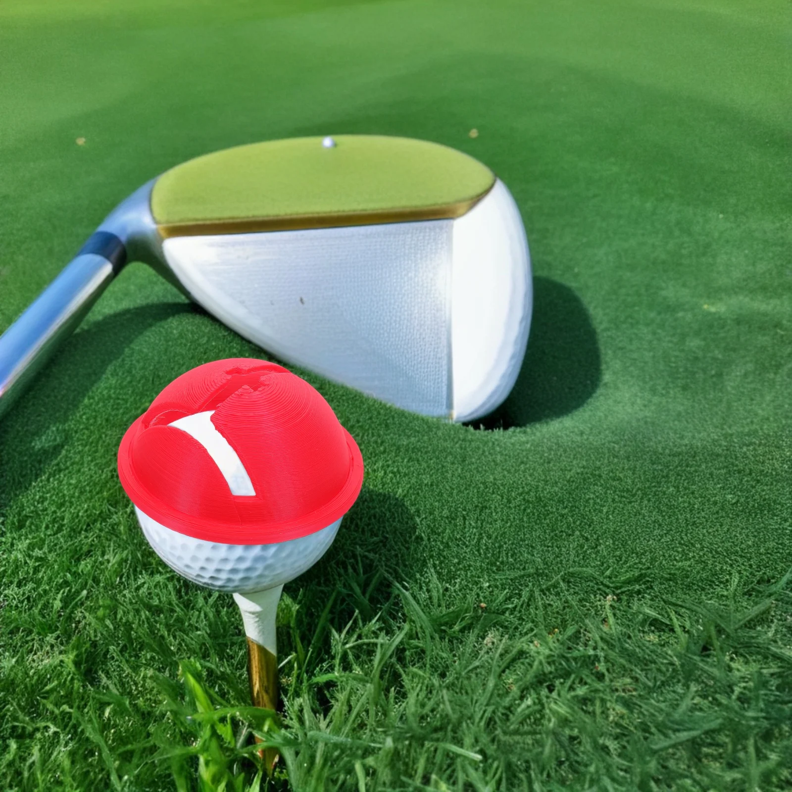 

4pcs Golf Ball Line Marker Tool: Precision Alignment Drawing Device For Putting Green Durable Golf Practice Stencil, Universal