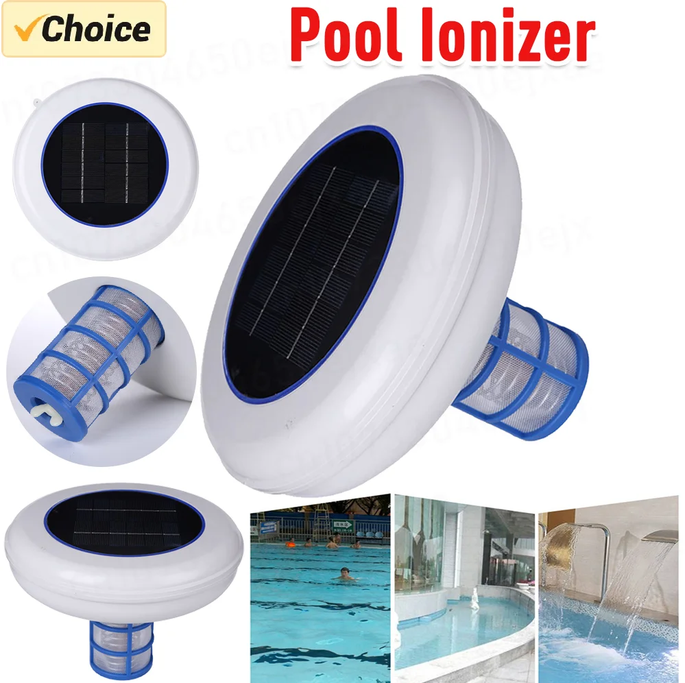 

Swimming Pool Purifier Copper Silver Ion Solar Powered Kills-Algae Pool Ionizer Electronic Components Cleaning Tools