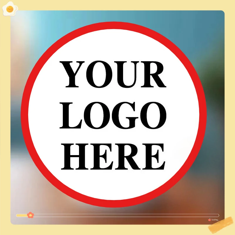 

500PCS Custom Round/Rectangle/Heart, etc Any shape Stickers - Personalized for Wedding, Birthday - Eco Friendly, with Gift Box