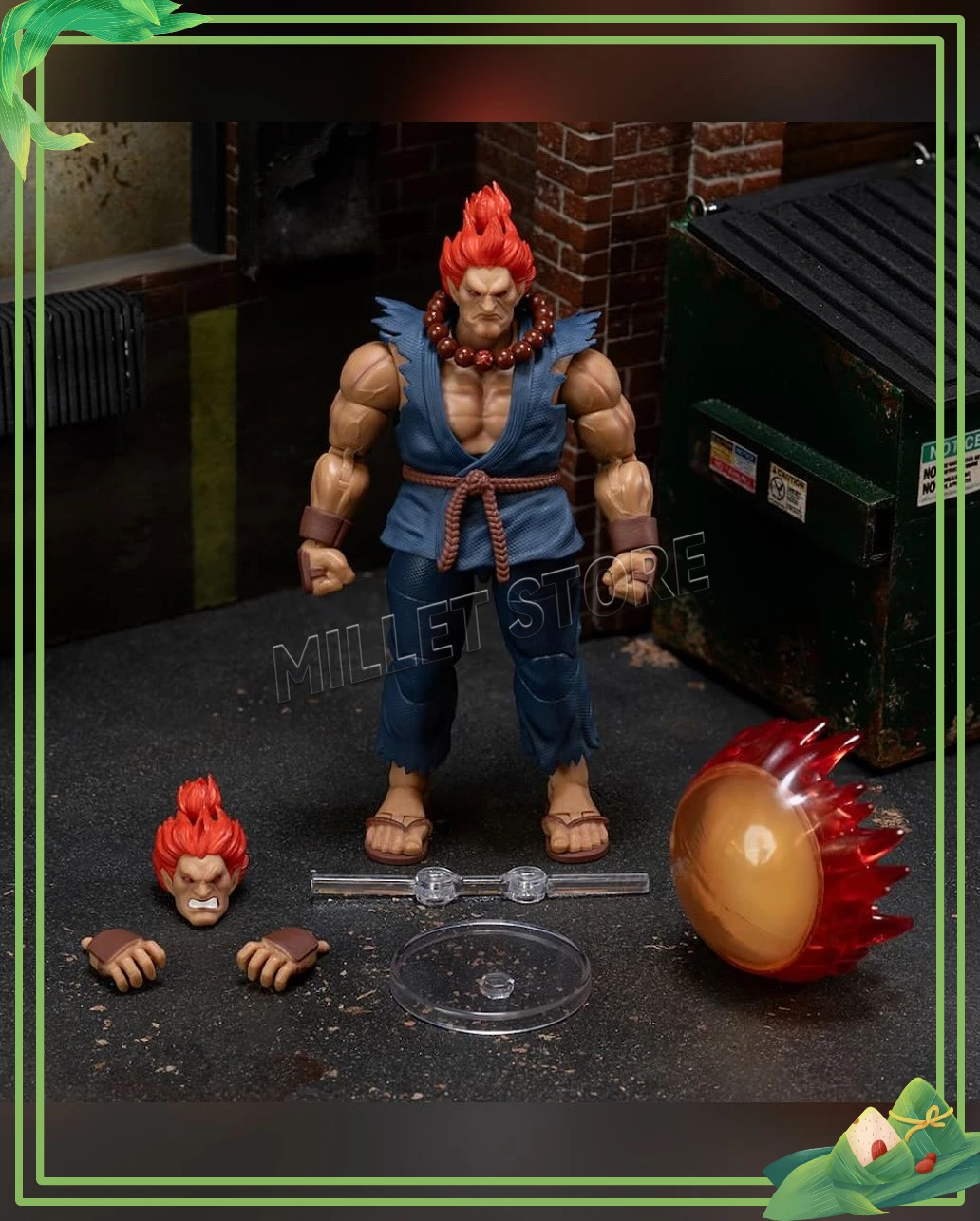 

Jada Toys 1/12 Street Fighter Street Fighter Akuma Moving Figure Model Collection Toy Gift