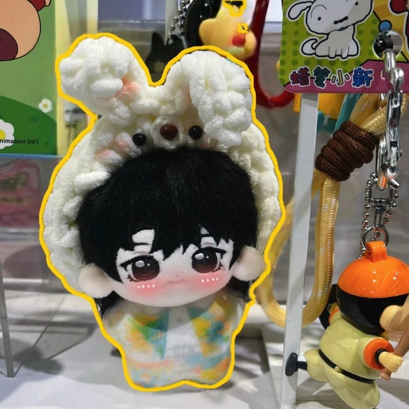 ตุ๊กตาผ้าพลัฌลายปลาดาวของเจิ้ง รุนเจ ขนาด 10 ซม. ของเล่นตุ๊กตาการ์ตูนสำหรับเด็กและผู้ใหญ่ ของสะสม ของขวัญผ้าฝ้าย