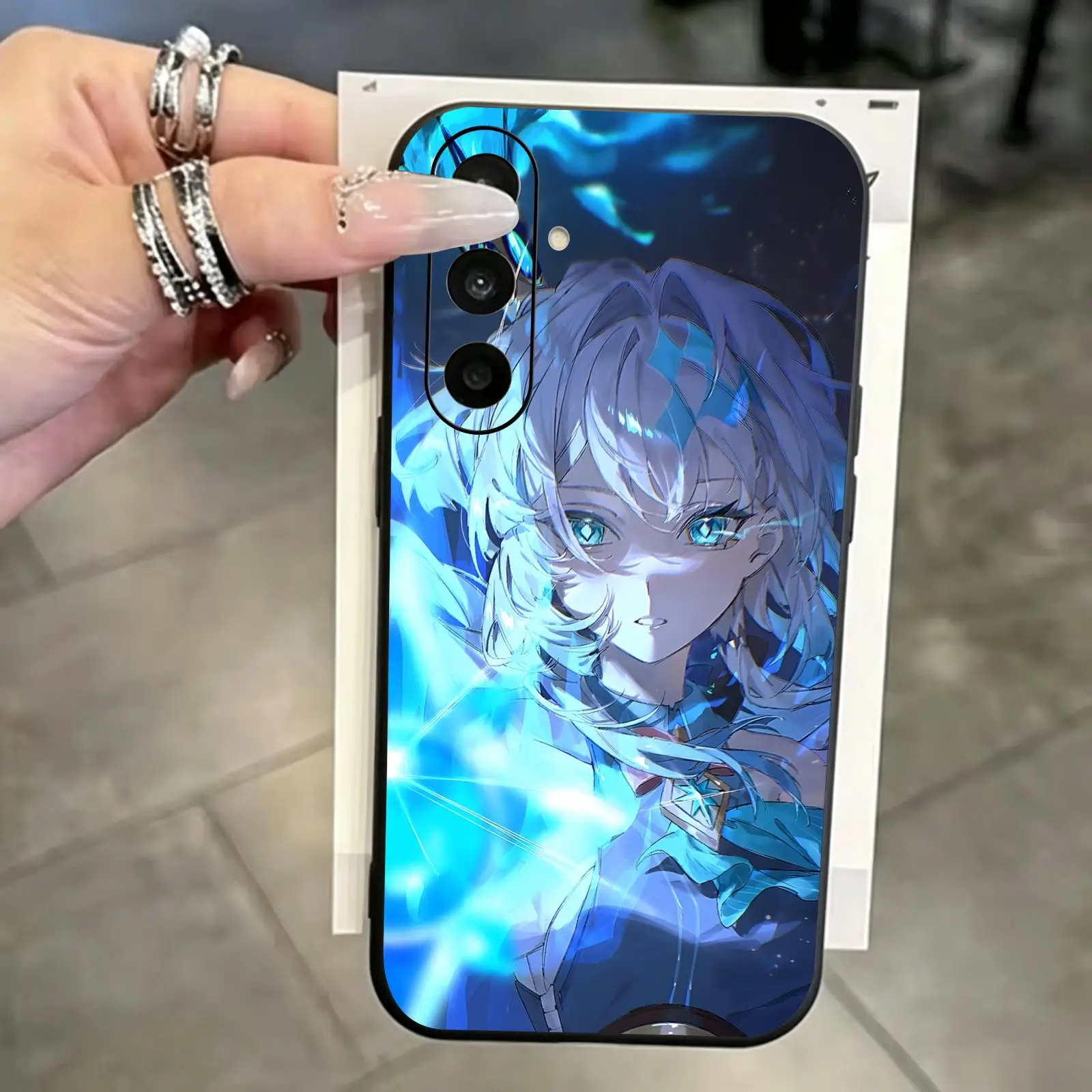 Honkai Star Rail Cerydra  Phone Case For Samsung A57 A56 A37 A27 A17 A36 A26 A55 A35 Black Matte Soft Case