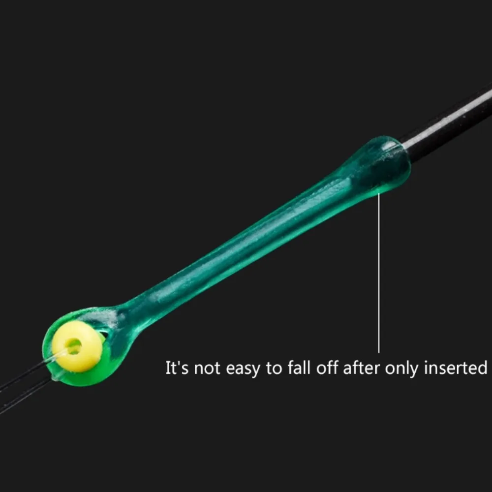 

Strong Strong Silicoen Float Seat Silicone Anti-winding Anti-winding Fishing Bean Dual Core Double-core Power Carp Fishing Bean