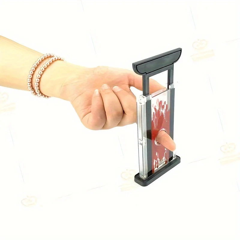 2pcs Large Hand Guillotine Close-up Magic Props Finger Guillotine Toys Trick Scare People Cut Finger