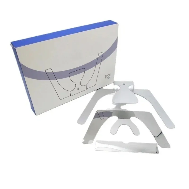 1 Set 3D Occlusal Maxillary Casting Jaw Fox Plane Plate Complete Denture Aluminum Alloy Tools