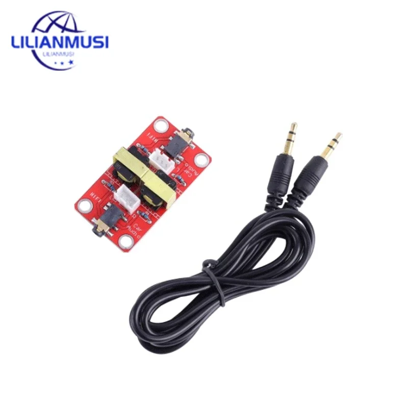 

50PCS Audio Noise Common Ground Noise Isolator Board Car Navigation GPS Current Sound Filter to Eliminate AUX Anti-interference