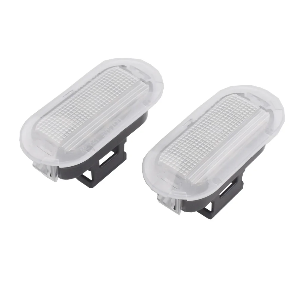 2X LED Courtesy Lamp Deur Licht Wit Verlichting Voor VW Golf Kever Cabrio Jetta Bora Polo Sharan Vento Touran Skoda Octavia Seat
