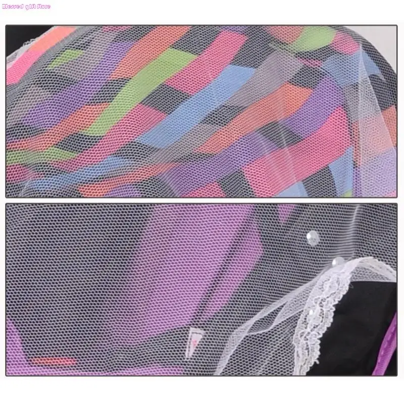 

D0JC Baby Stroller Mosquito Net Perfect Net for Strollers, Bassinets, Cradles Mosquito Insect Net Shield